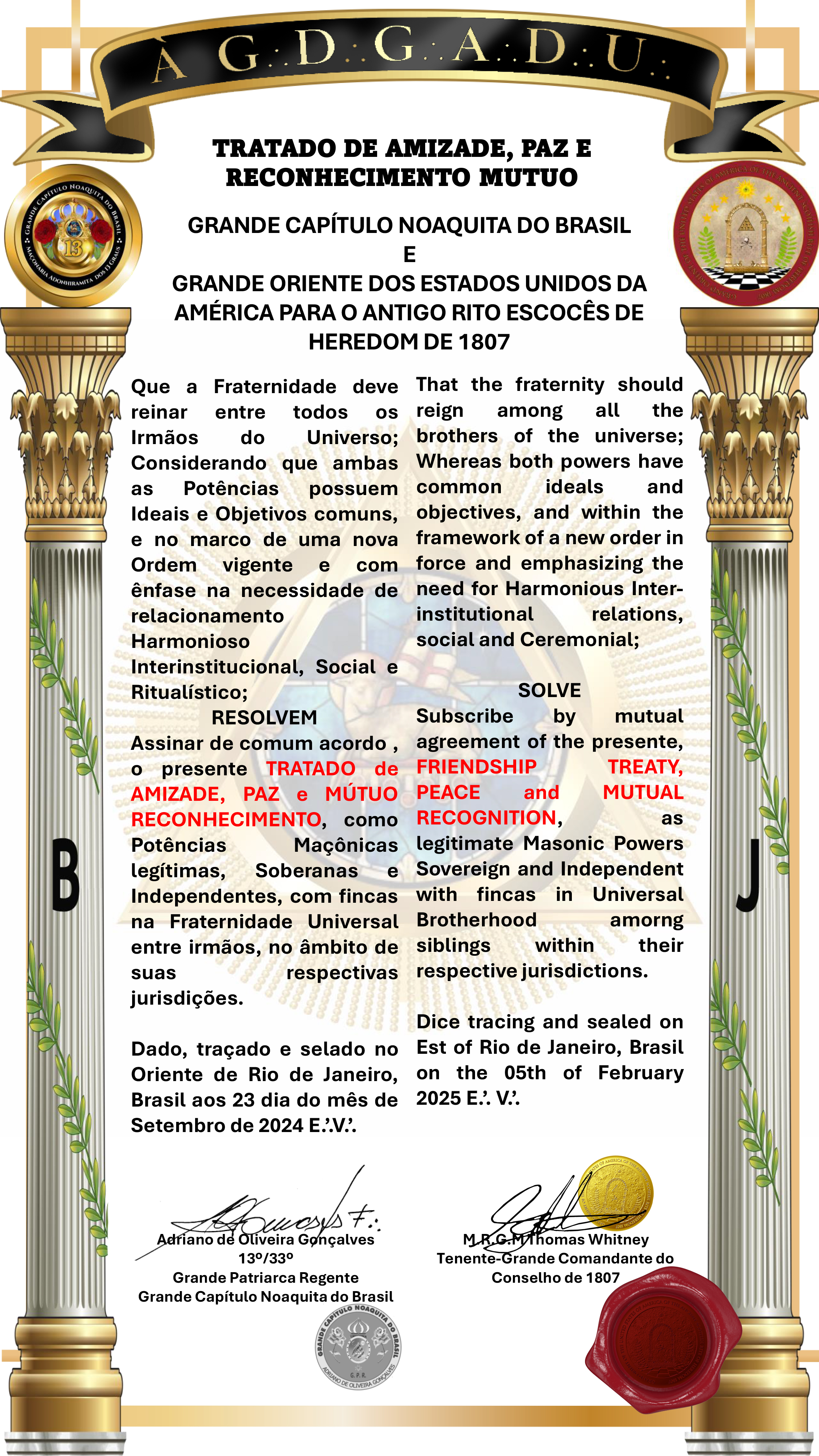 Grand Council GCNDB Treaty