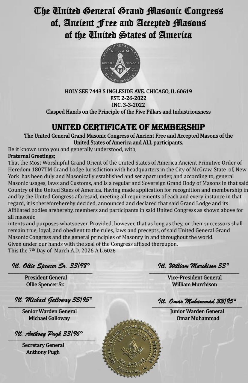 Grand Lodge GLEBMM Treaty