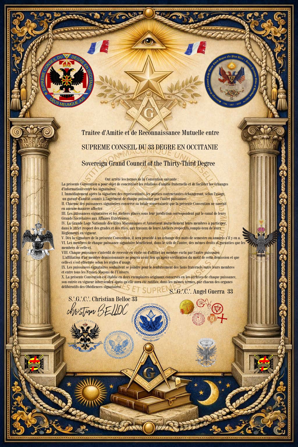 Traité – Suprême Conseil du 33 Degré en Occitanie