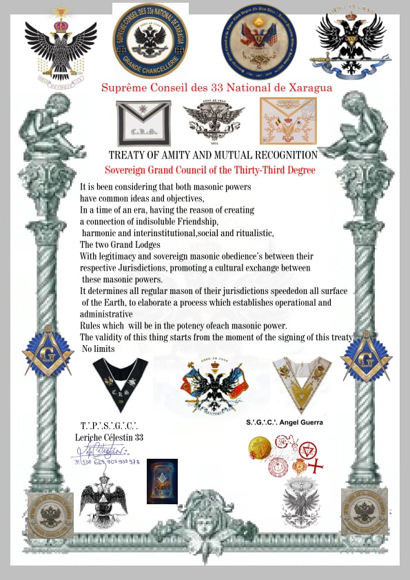 Treaty – Suprême Conseil des 33 National de Xaragua